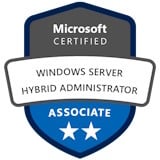Windows Server hybrid administrator associate
