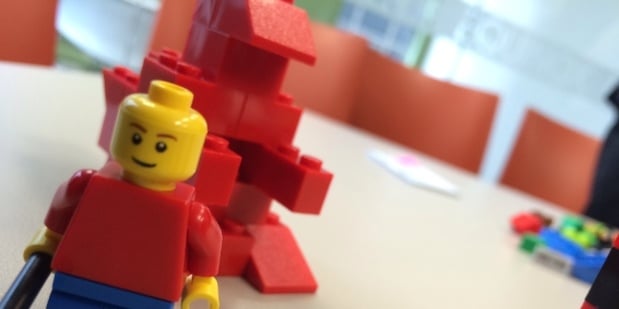 Lego agile project during agile development methods training course