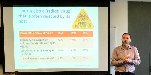 Agile is a radical virus that gets rejected by the host