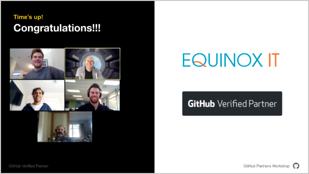 Equinox IT GitHub partner learning session