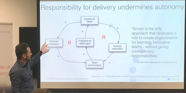 Responsibility for delivery undermines autonomy