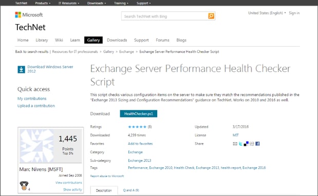 Exchange server performance health checker script to help with performance monitoringof Microsoft Exchange in production Exchange server performance health checker script to help with performance monitoringof Microsoft Exchange in production