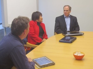 Ronald Ross and Gladys Lam of Business Rule Solutions with Julian Downs of Equinox IT