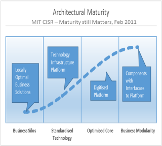 Architectural matuerity diagram in 5 models to help your new zealand organisation become a digital superstar