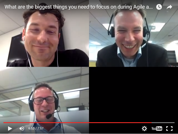 Blab: What are the biggest things you need to focus on during Agile adoption?