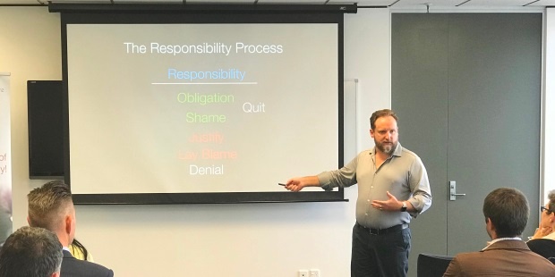 Simon Bennett presents on why the Responsibility Process is key to Agile success